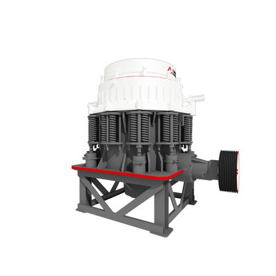 Concasseur à cône à ressort composé avec réglage de décharge hydraulique semi-automatique pour un contrôle de précision