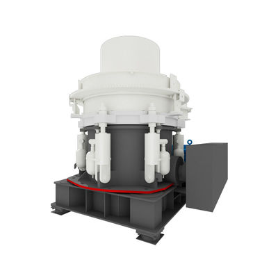 Concasseur à cône portable à cylindres multiples avec système hydraulique intégré et puissance moteur de 250 kW