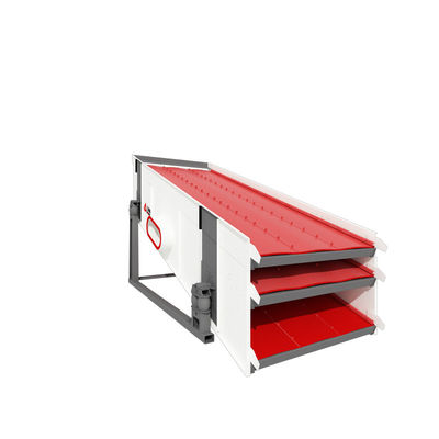 400-800 Capacité de traitement Machine de coupe de pierre fine avec installation à 8° et alimentateur vibrant mobile