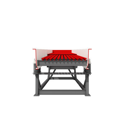 Spécification de la rainure 6000-1700 45KW double puits d'alimentation vibrante pour le transfert de matériaux granulaires dans le concasseur de roche minière