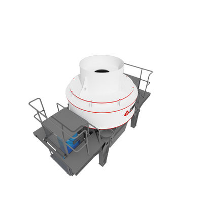 Fraiseur d'impact vertical avancé pour l'industrie minière Granularité de décharge 2-5 mm Alimentation centrale 230-261 t/h