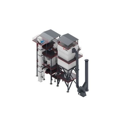 Équipement de traitement du sable de type tour 450KW pour la fabrication du sable